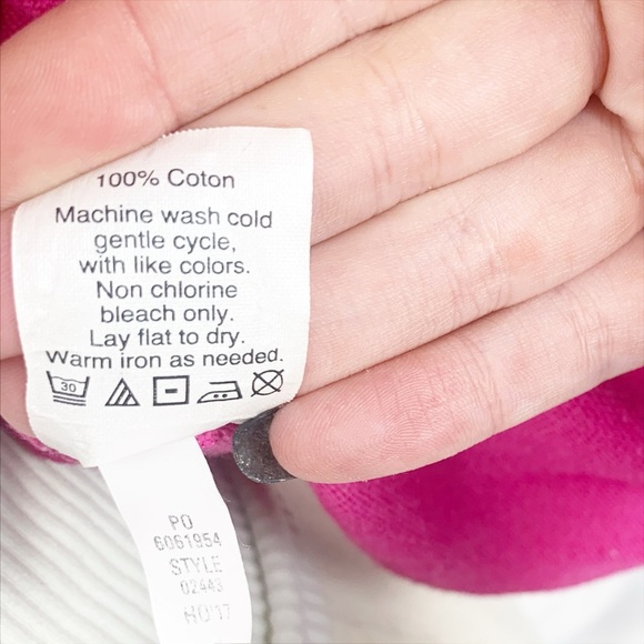 💖 J.Crew Casey Cardigan – Hot Pink Cotton Knit | Size 16 (Fits Women’s S/XS) 💖 - Picture 9 of 10